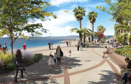 Promenade des bains fréjus - saint-raphaël